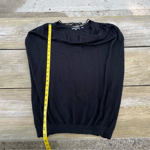 Vince Cashmere Black Sleeveless Sweater Cowlneck - Picture 6 of 10